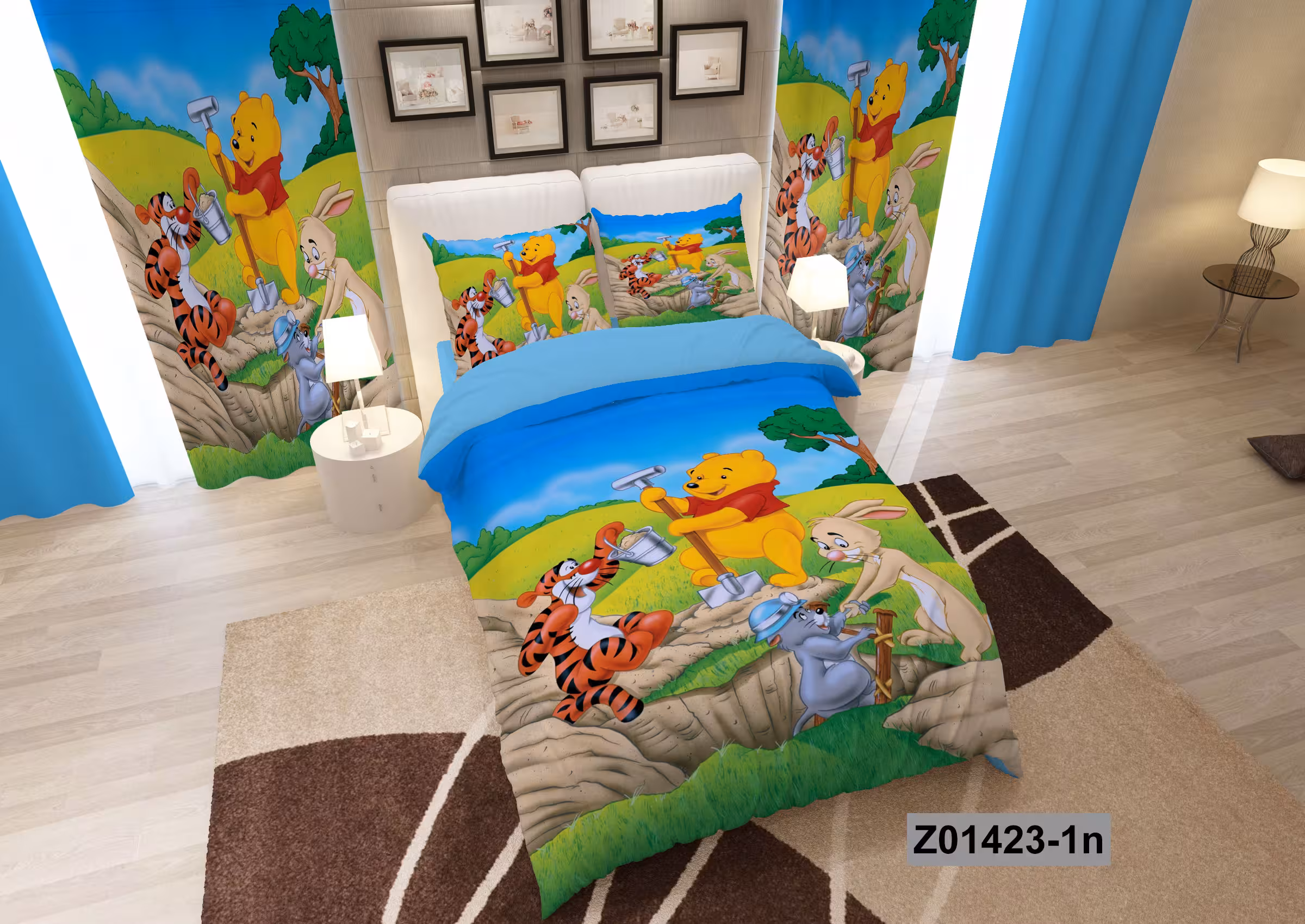 لحاف روتختی تنسل سه بعدی (3D) کالای خواب متین کد 1423