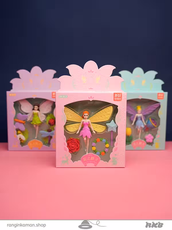 ست پاکن پروانه اکلیلی Butterfly Eraser