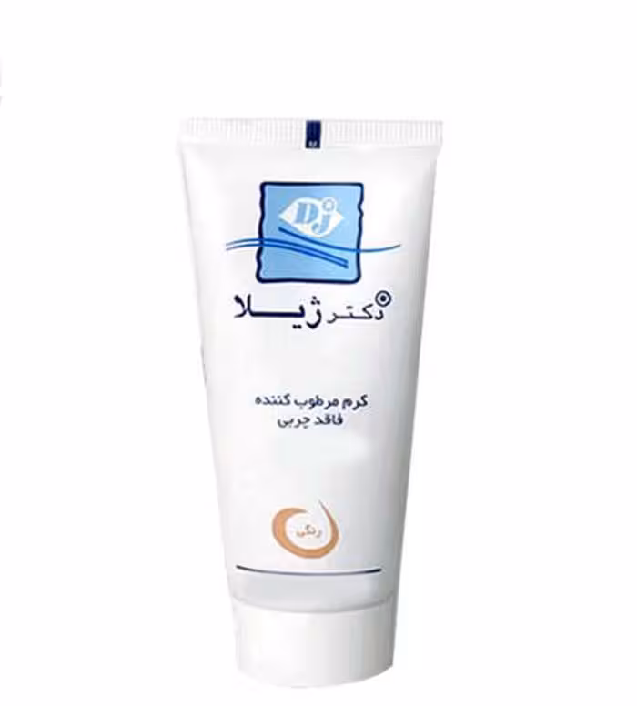 کرم مرطوب کننده دکتر ژیلا مناسب پوست های چرب تا مختلط 60 گرم بی رنگ0