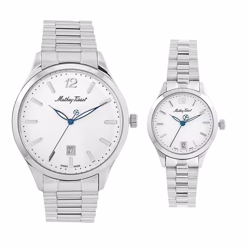 ساعت مچی ست زنانه و مردانه متی تیسوت کد D411MAI-H411MAI