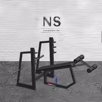 نیمکت پرس زیر سینه هالتر نامی Barbell bench press under the chest NS2047