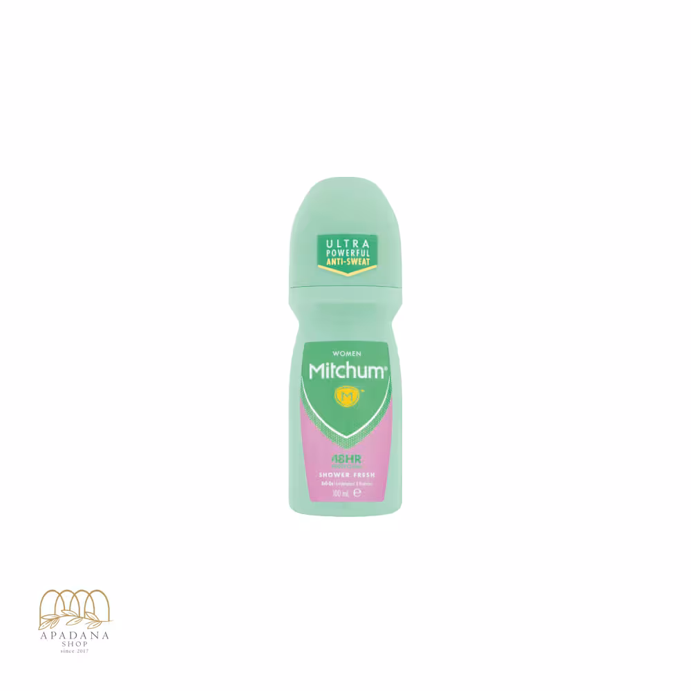 مام رول زنانه 48 ساعته میچام Mitchum مدل Shower Fresh حجم 100 میل