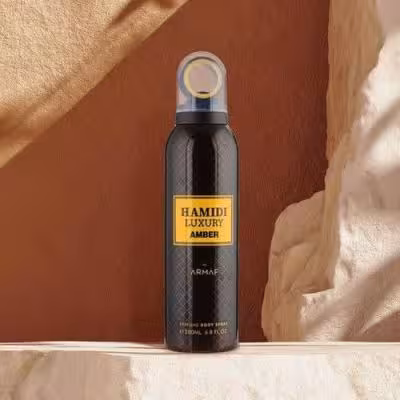 اسپری بدن استرلینگ مدل عنبر hamidi luxury amber