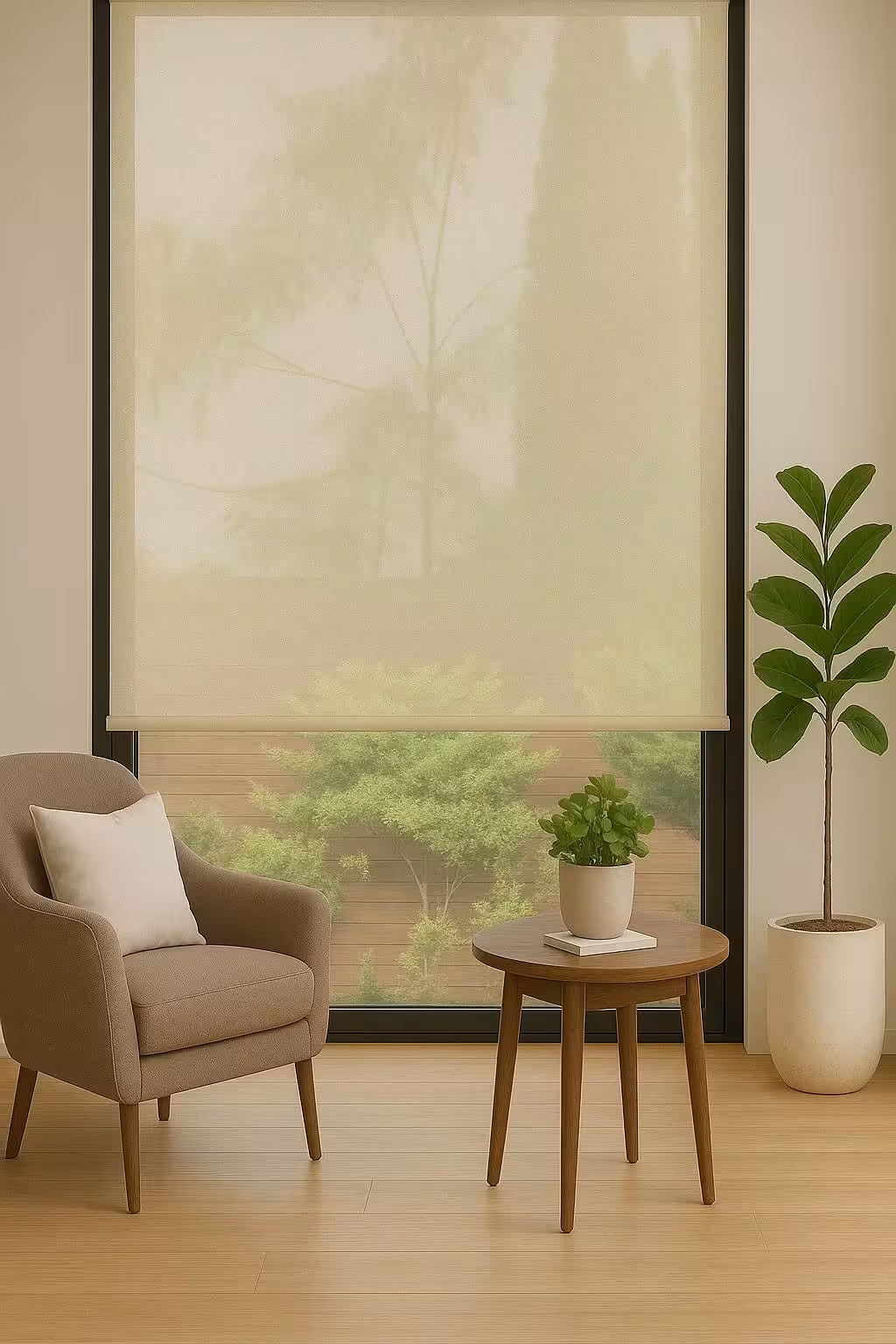 پرده شید سان اسکرین کرم