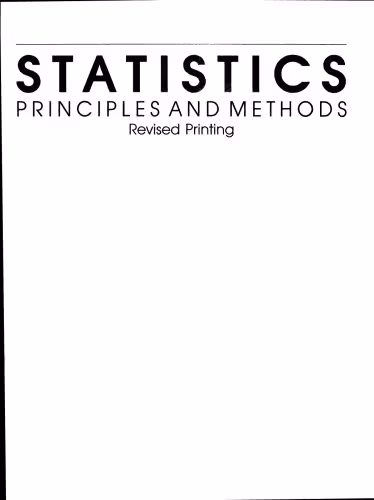 خرید و دانلود نسخه کامل کتاب Statistics: Principles and Methods (Probability &amp; Mathematical Statistics)