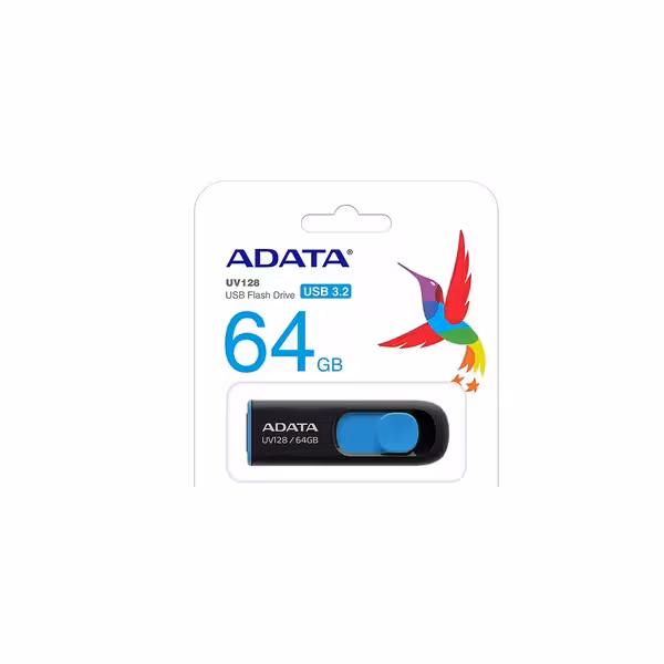 فلش مموری ای دیتا مدل UV128 64GB USB3.2