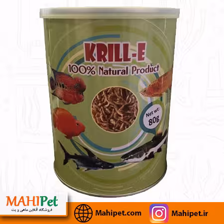 غذای ماهی آکواریوم میگو خشک KRILL-E (80 گرم)