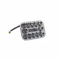 چراغ جلو موتور سیکلت فابریک مدل 12LED مستطیلی | کالا مکس