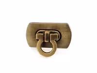 قفل کیف فرگاما سایز کوچک رنگ زردقلم