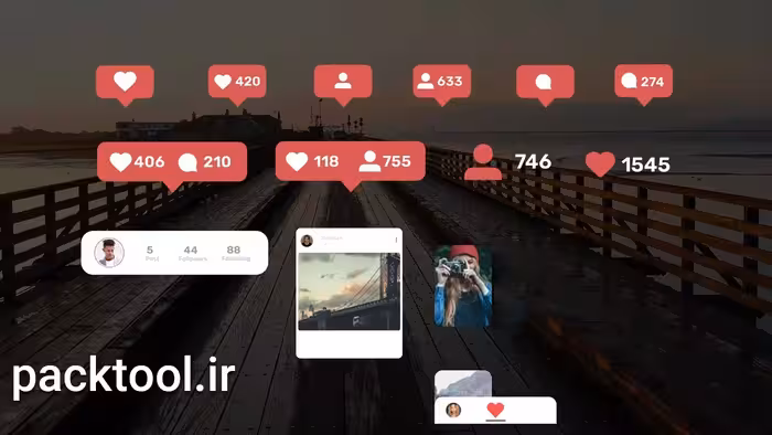 دانلود پروژه آماده افتر افکت پکیج المنت های مدیا ( شبکه اجتماعی ) Media Elements Pack - پک تول