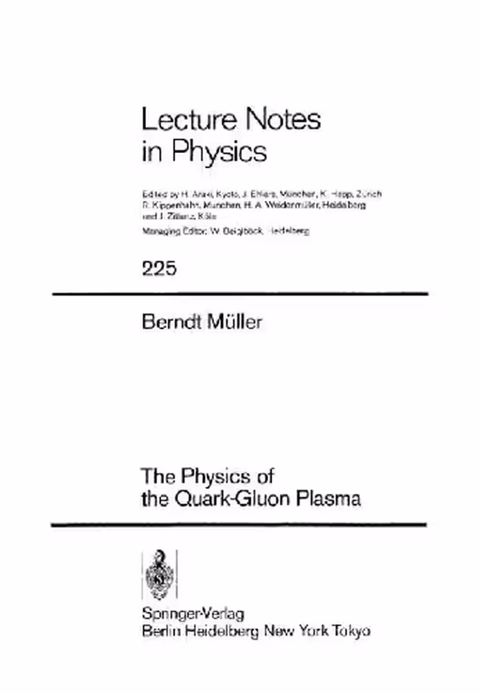 خرید و دانلود نسخه کامل کتاب The Physics of the Quark-Gluon Plasma