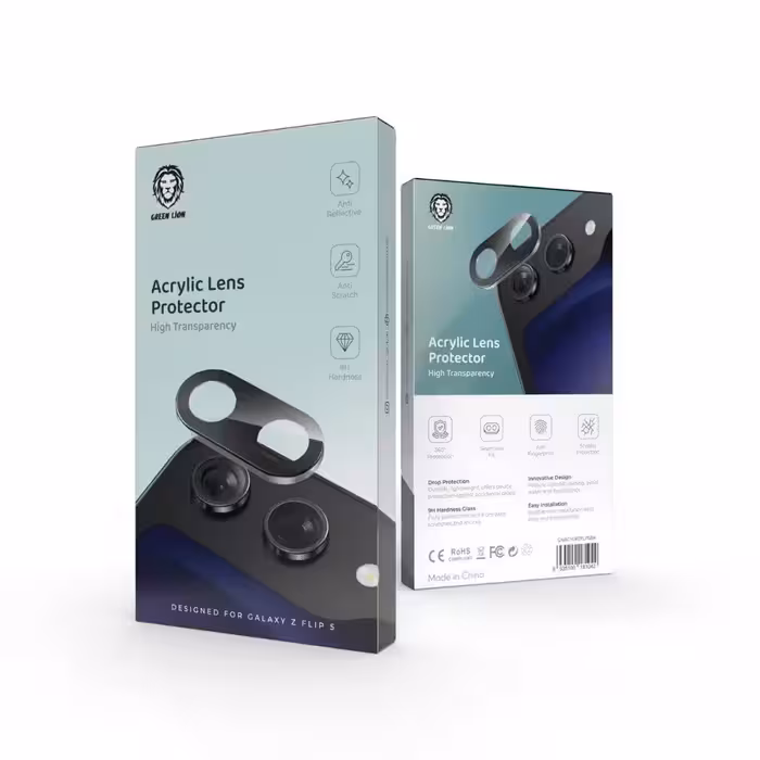 محافظ لنز سامسونگ زد فلیپ اکریلیک گرین Green Acrylic Lens Protector GALAXY Z FLIP 5