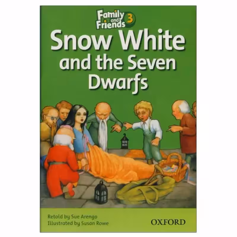 Snow White and the Seven Dwarfs Story Book Family and Friends 3 کتاب