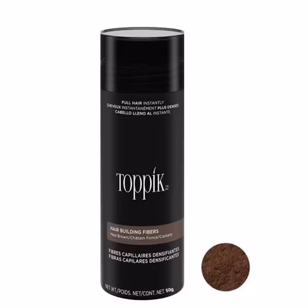 پودر پر پشت کننده مو تاپیک قهوه ای متوسط شماره 05 (Medium Brown) بسته 50 گرمی