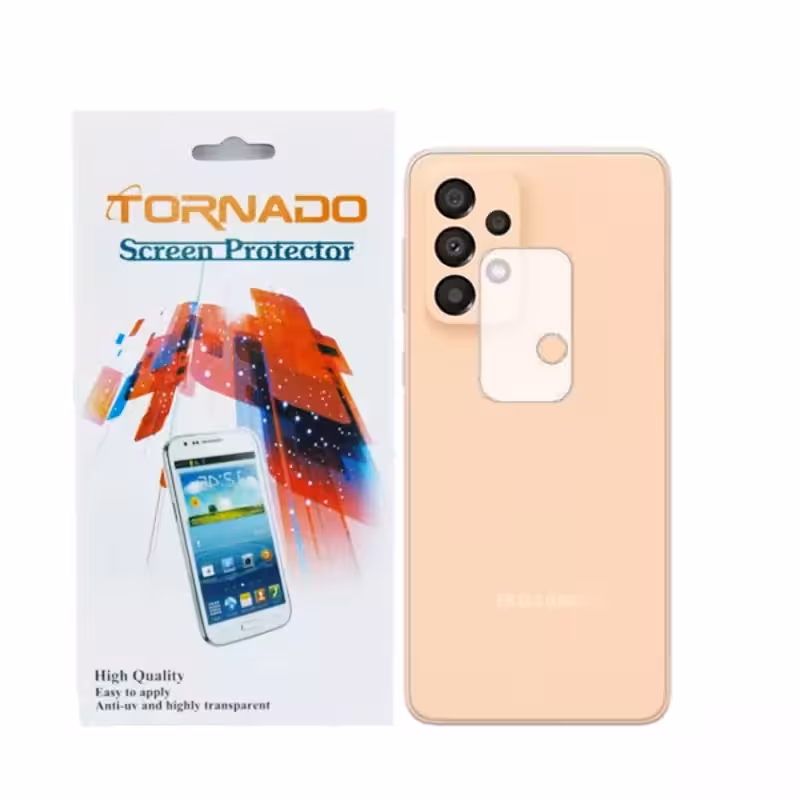 محافظ لنز دوربین نانوگلس مدل TORNADO مناسب موبایل سامسونگ Galaxy A33 بسته 40عددی