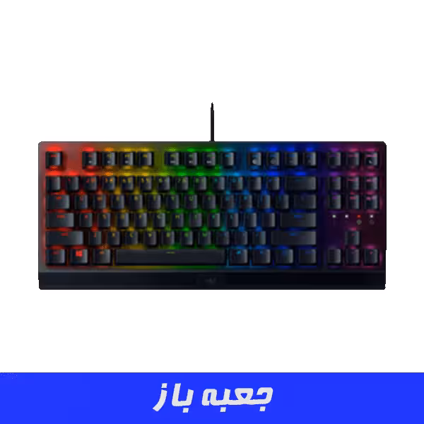 مشخصات قیمت و خرید کيبورد گیمینگ ريزر BlackWidow V3 ten keyless green switch