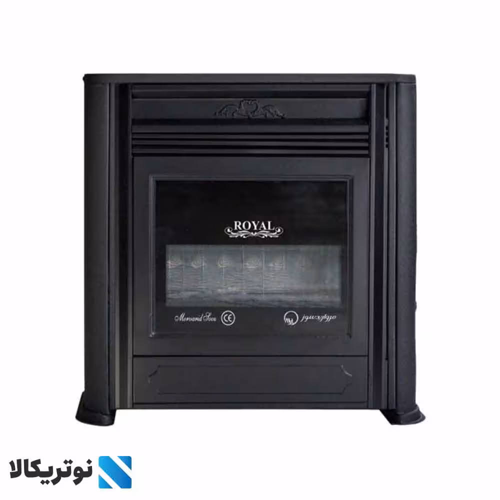 بخاری مروارید سوز طرح شومینه گاز سوز مدل رویال ۹۰۰۰