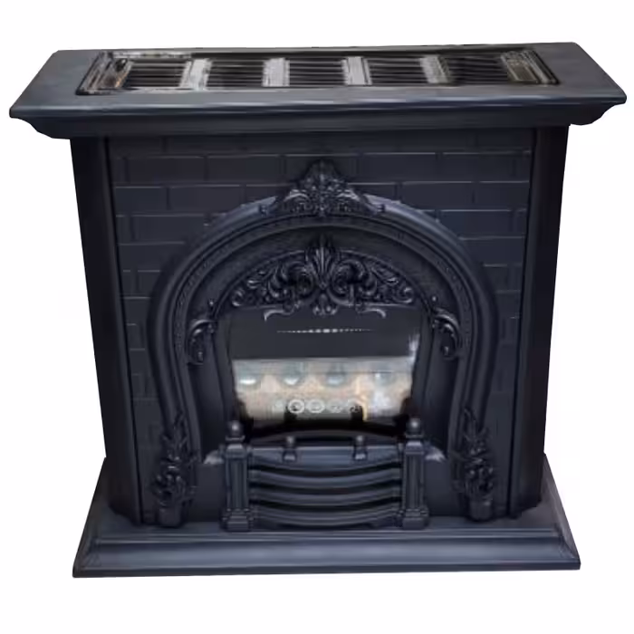 بخاری شومینه گازی تهران سوز 30 هزار مدل کلاسیک مشکی