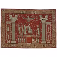 ترمه بزرگ تابلوئی ابریشم کد TRTAB33 نفیس بدون آستر