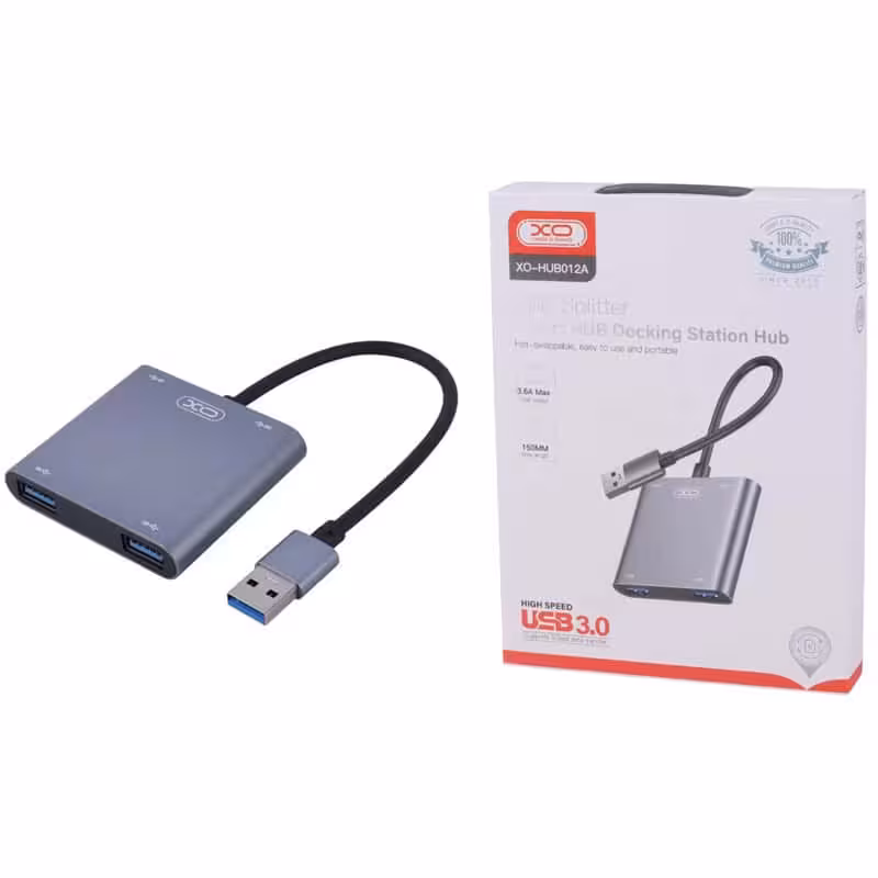 هاب 4 پورت USB 30 ایکس او XO-HUB012A