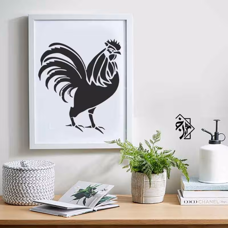 شابلون خروس کد 1114