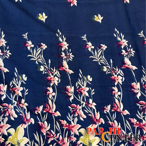 پارچه ته طاقه نخی طرح دار متراژ 2 متر