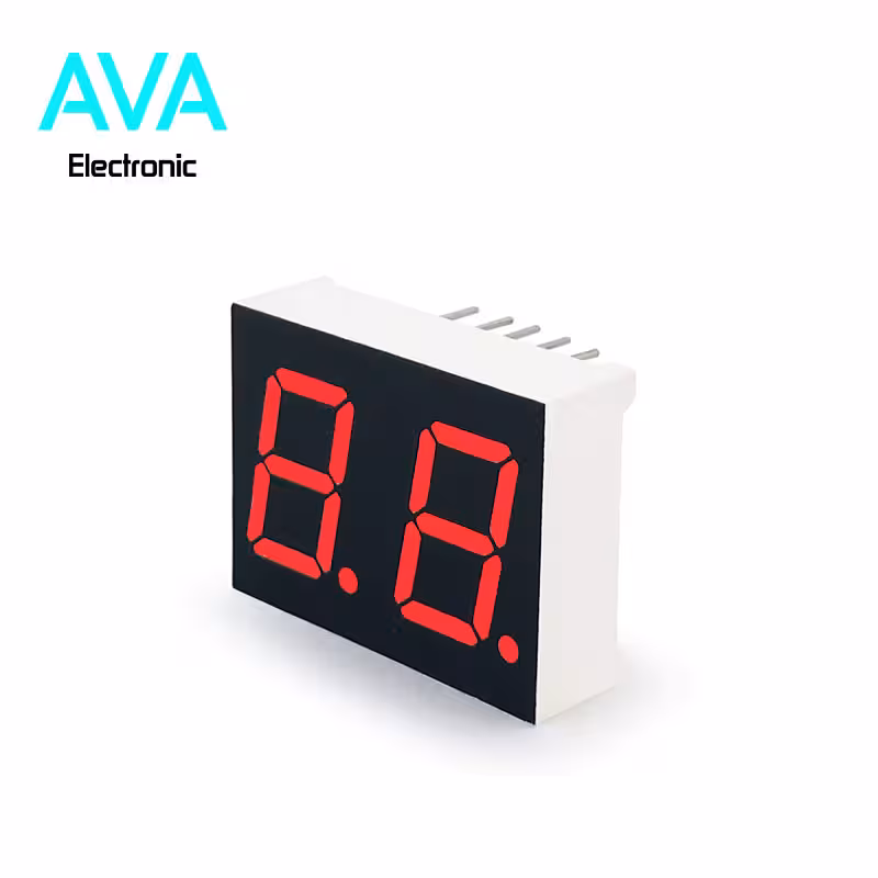 سگمنت دو رقمی، کاتد مشترک، قرمز