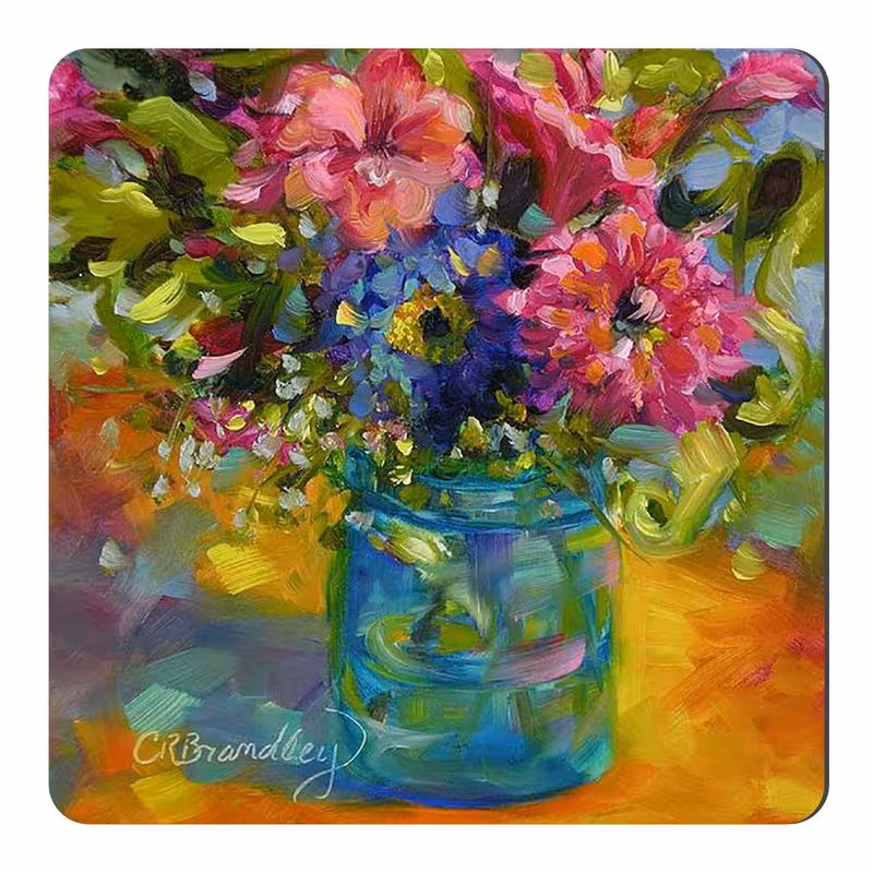 مگنت طرح گلدان و گل کد wmg627