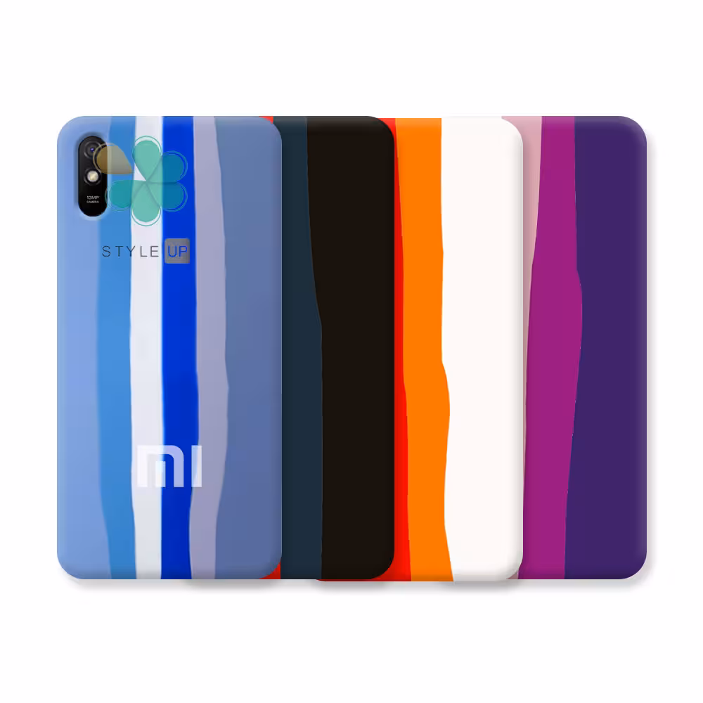 قاب گوشی سیلیکونی رنگین کمان مناسب شیائومی Redmi 9at