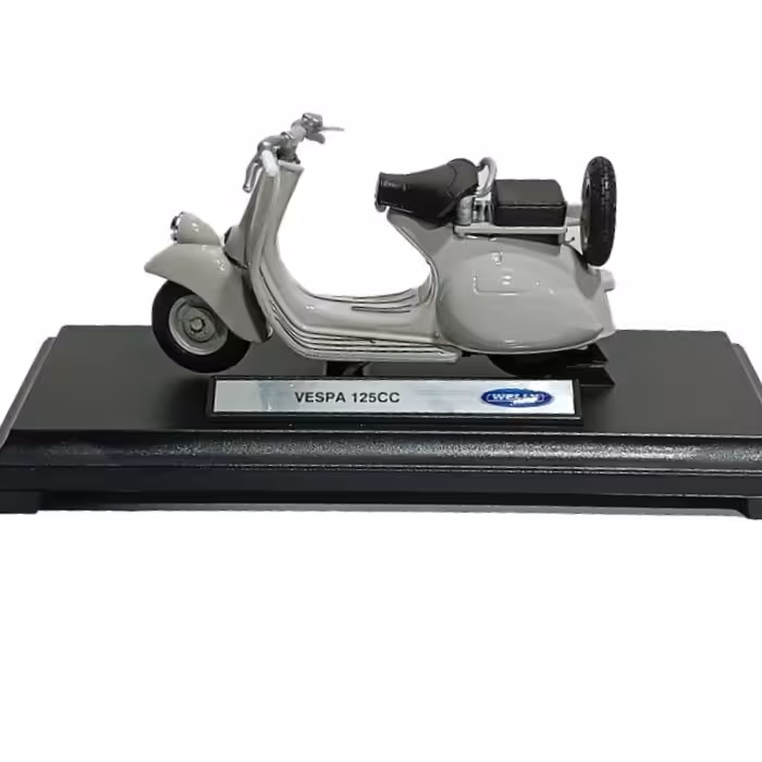 ماکت موتور فلزی جور مقیاس 1:18 برند WELLY مدل Vespa 125CC