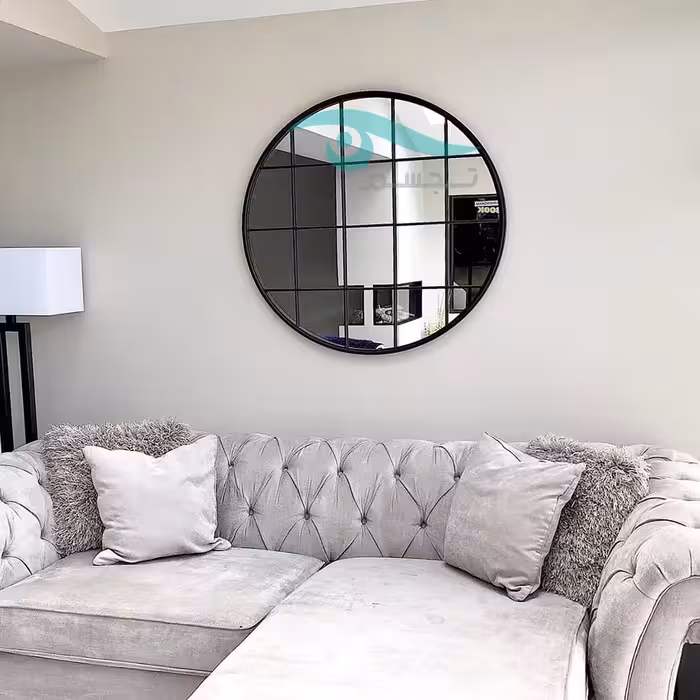 آینه گرد آرتین - آینه و روشویی تجسم