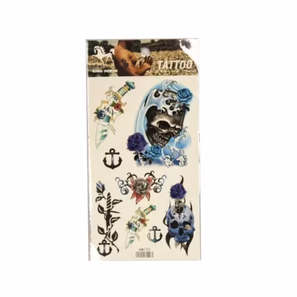 تتو موقت طرح اسکلت