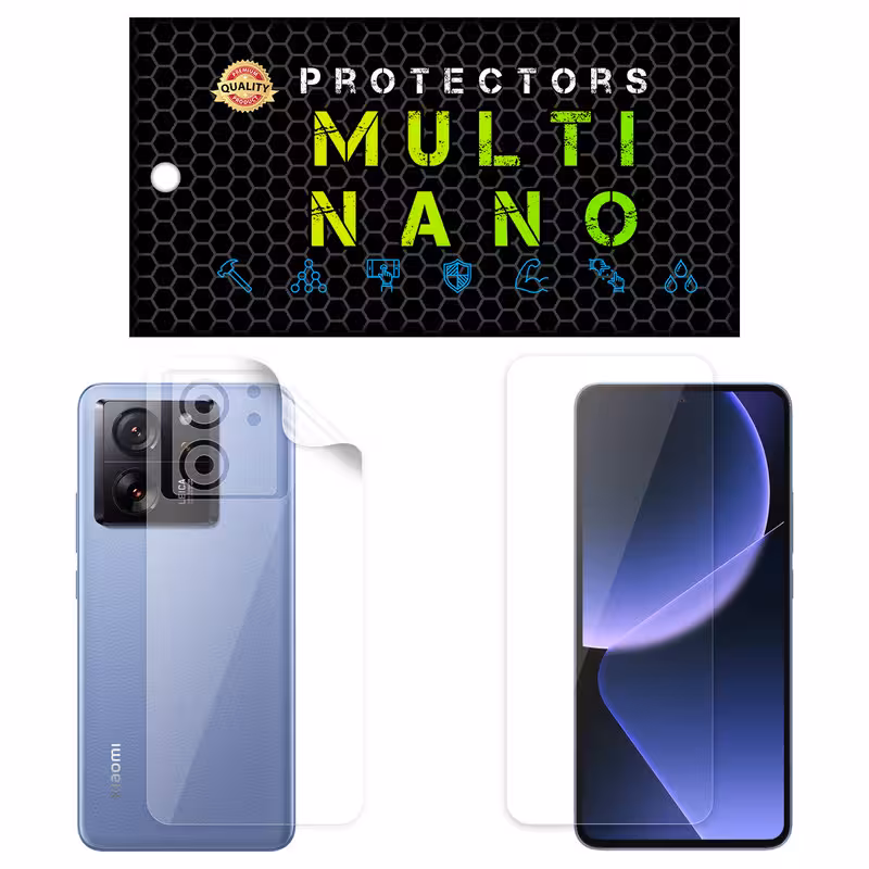 محافظ صفحه نمایش مولتی نانو مدل X-SFT مناسب برای گوشی موبایل شیائومی 13T به همراه محافظ پشت | کالا برتری