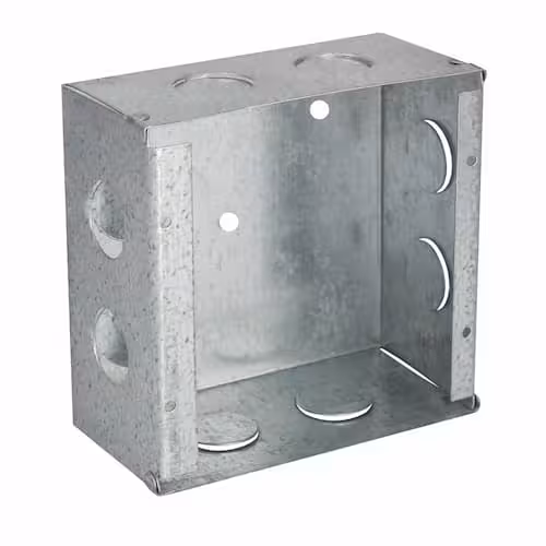جعبه تقسیم فلزی گالوانیزه (قوطی کلید )10*10