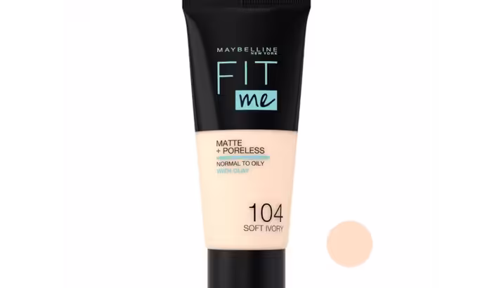 کرم پودر میبلین مدل میبلین Fit me شماره 104 حجم 30 میلی لیتر