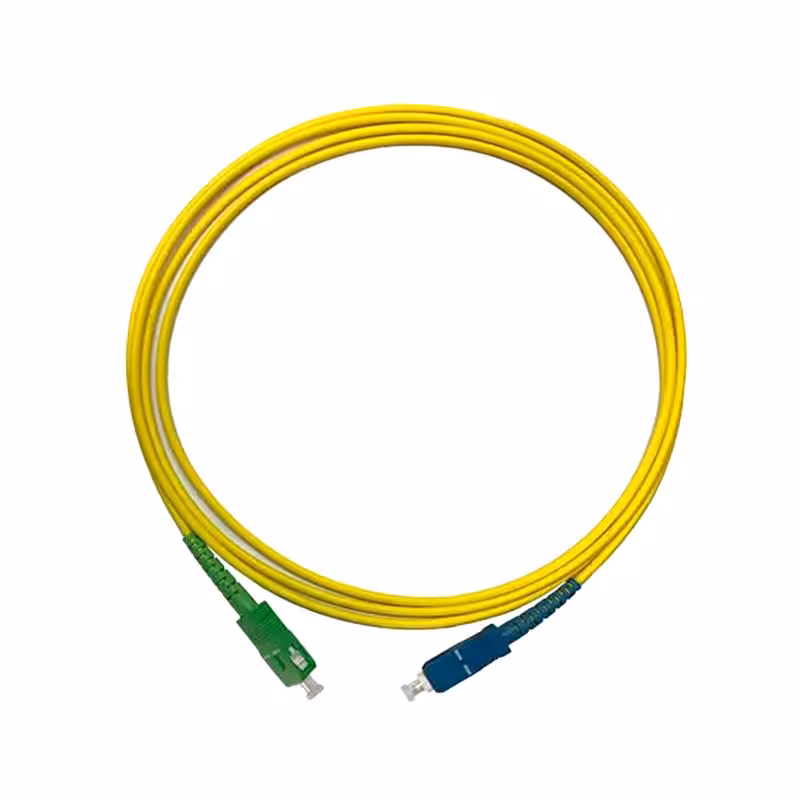 کابل فیبرنوری SC-SC سینگل مود UPC-APC طول یک متر