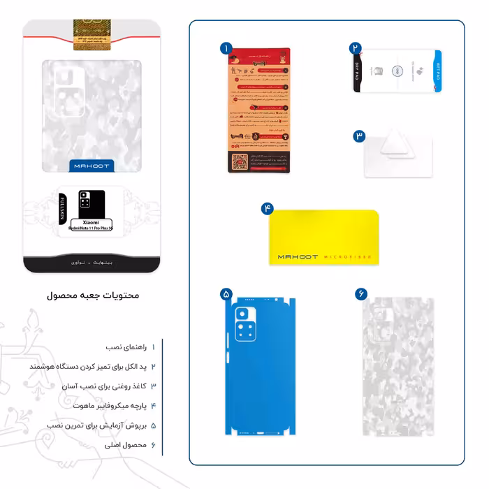 برچسب پوششی ماهوت مدل Army_Snow-FullSkin مناسب برای گوشی موبایل شیائومی Redmi Note 11 Pro Plus 5G