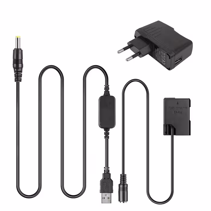 شارژر باتری دوربین مدل EP-5A EN-EL14 Power bank USB