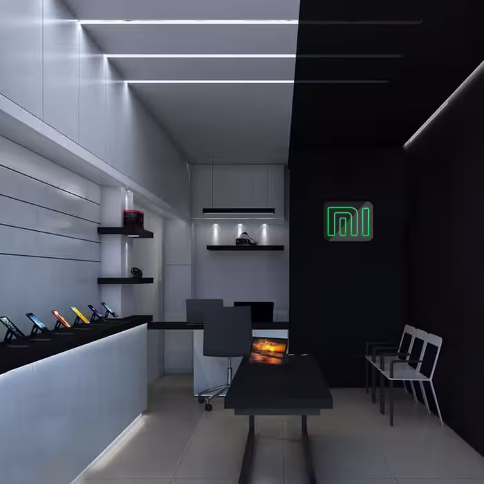 چراغ دیواری نئون دیزاین طرح Xiaomi-GL_GR