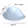 پیاله مدل سرامیکی طرح قلب کد 2023 بسته 4 عددی