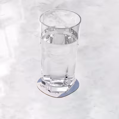 زیر لیوانی ترمه طراحان ایده مدل آدم بی شکل کد trm116 بسته شش عددی