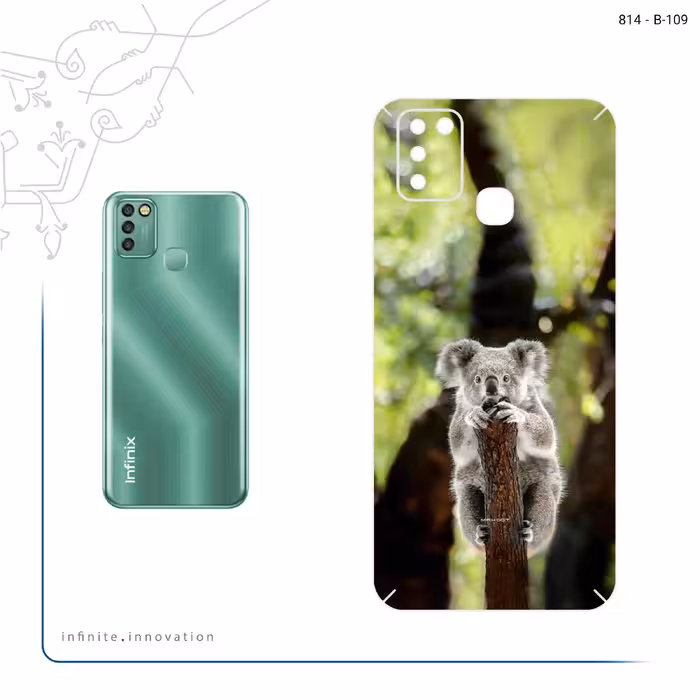 برچسب پوششی ماهوت مدل Koala bear مناسب برای گوشی موبایل اینفینیکس Smart 6 X657B