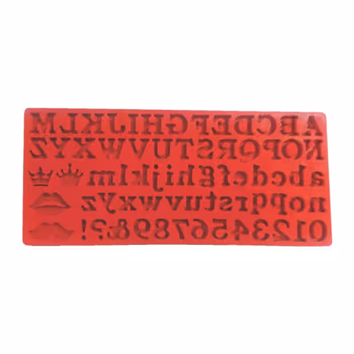 ابزار تزیین فوندانت مدل حروف انگلیسی با اعداد