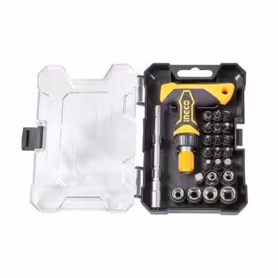  پیچ گوشتی و سری پیچ گوشتی  و بکس اینکو مدل HKSDB0188 بسته 24 عددی