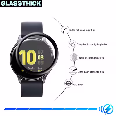 محافظ صفحه نمایش نانو گلستیگ مدل NGL مناسب برای ساعت هوشمند سامسونگ Galaxy Watch Active 40mm بسته دو عددی