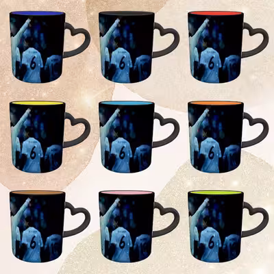 ماگ حرارتی مدل دسته قلبی طرح رونالدو کد 289