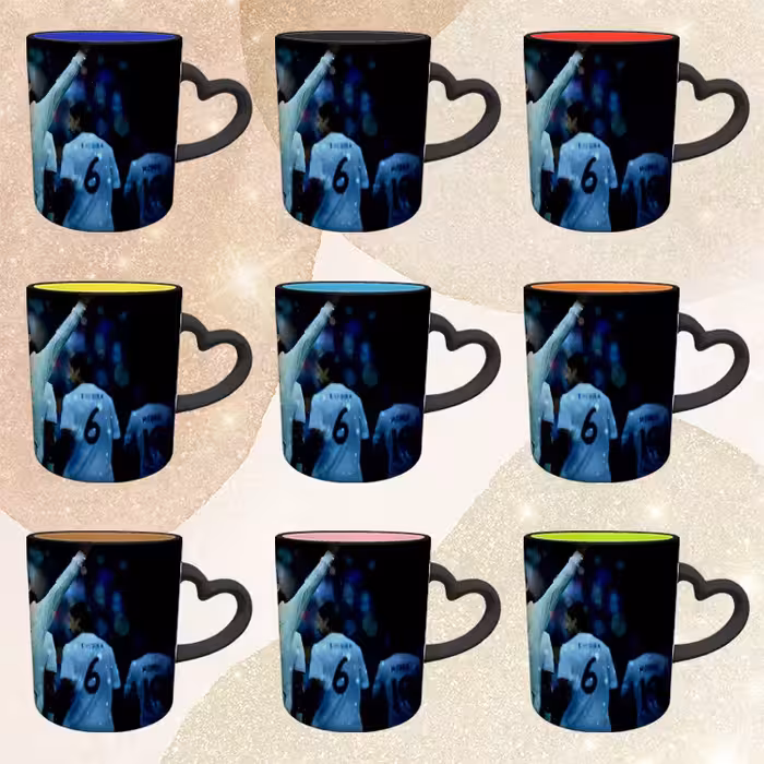 ماگ حرارتی مدل دسته قلبی طرح رونالدو کد 289