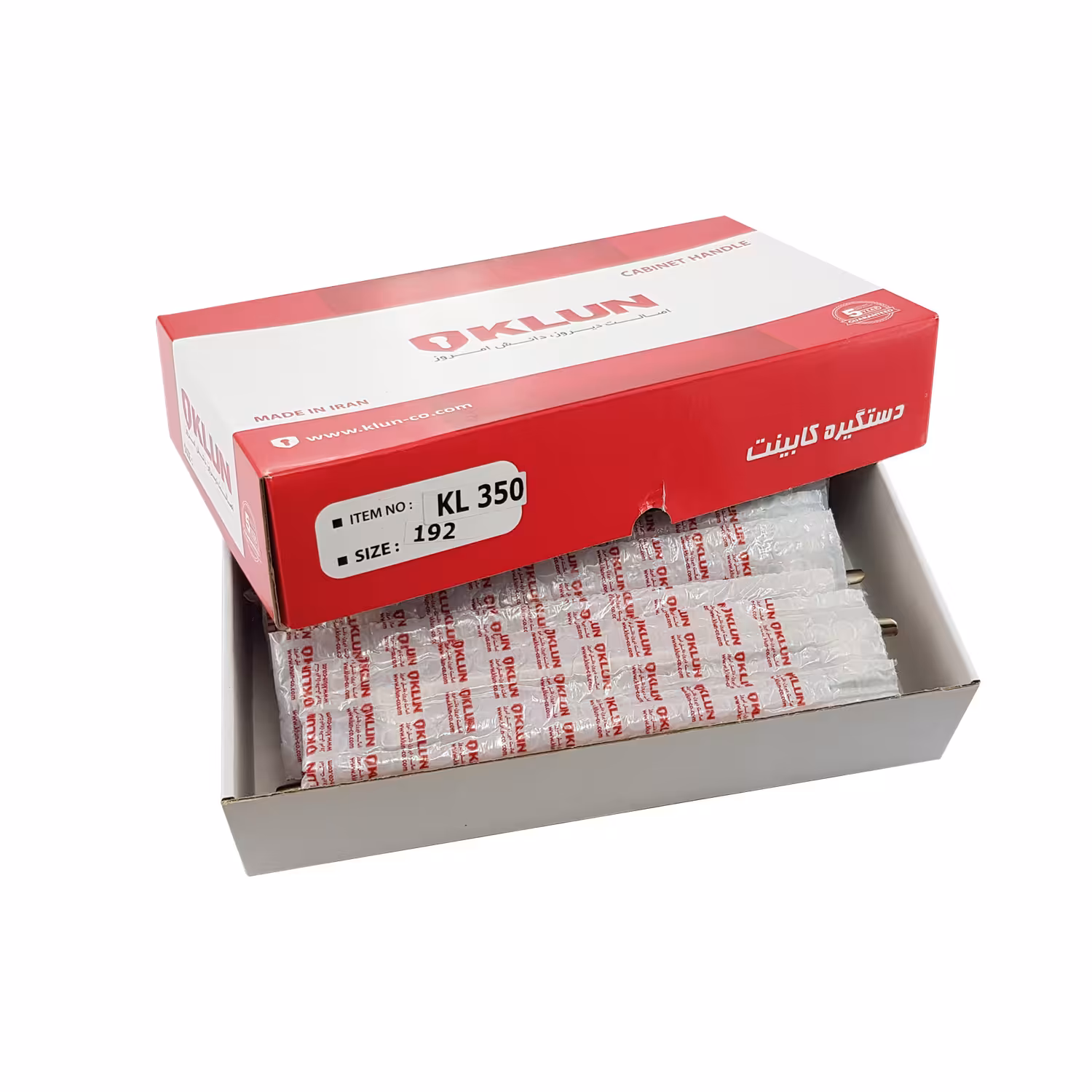 دستگیره کابینت کلون مدل ويرا - KL350  192ميل