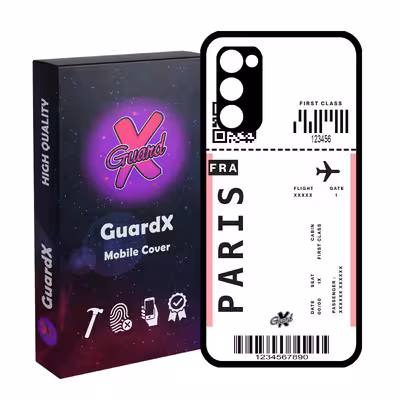 کاور گارد ایکس طرح پاریس مدل Glass10526 مناسب برای گوشی موبایل سامسونگ Galaxy S20 FE