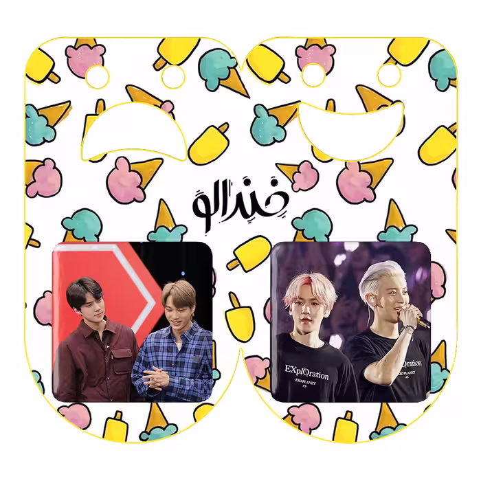 پیکسل خندالو مدل گروه EXO کد 1359613600 مجموعه 2 عددی